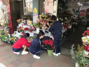 トライやるウィーク 今年も来ています|「フタバ園本店」　（兵庫県神戸市須磨区の花屋）のブログ
